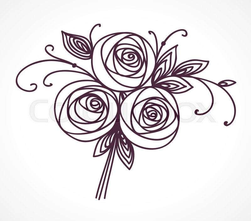 Bouquet Drawing at GetDrawings Free download