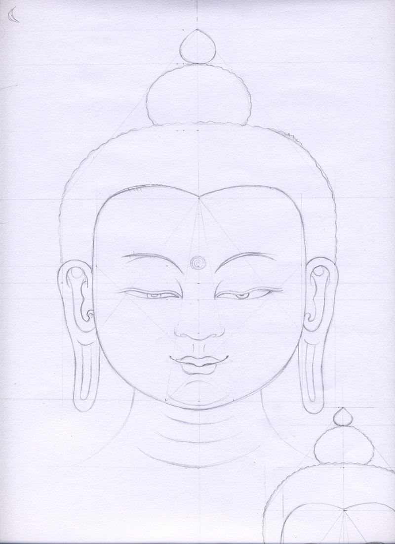 Buddha Drawing Step By Step at GetDrawings Free download