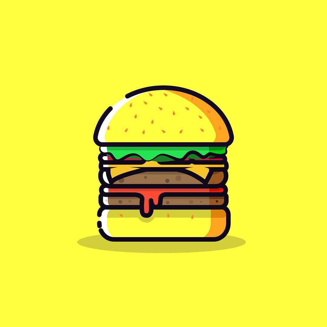Burger Drawing at GetDrawings Free download