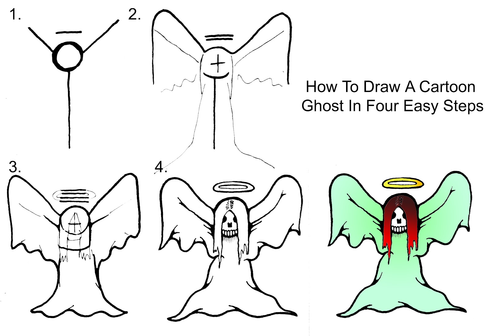 Cartoon Ghost Drawing at GetDrawings Free download