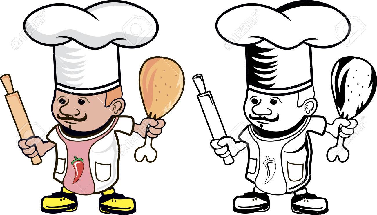 Picture Of Cartoon Chef Outline Chef Cartoon Png ClipArt Best To