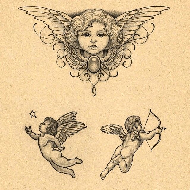 Cherub Angel Drawing at GetDrawings Free download