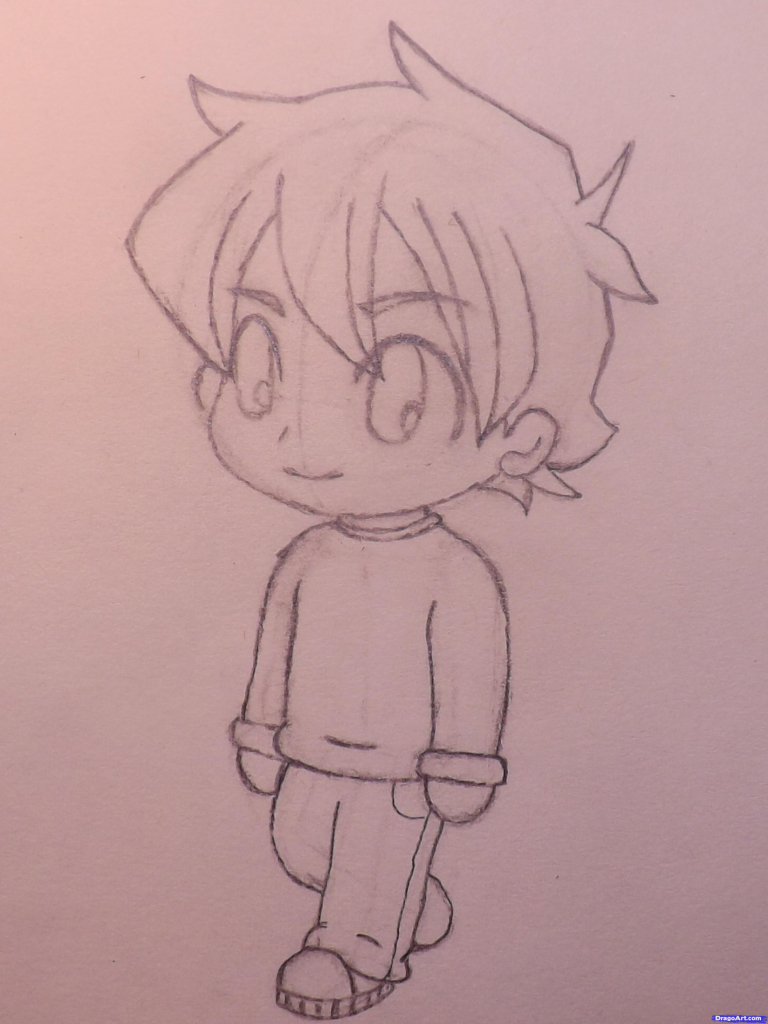 Chibi Boy Drawing at GetDrawings Free download