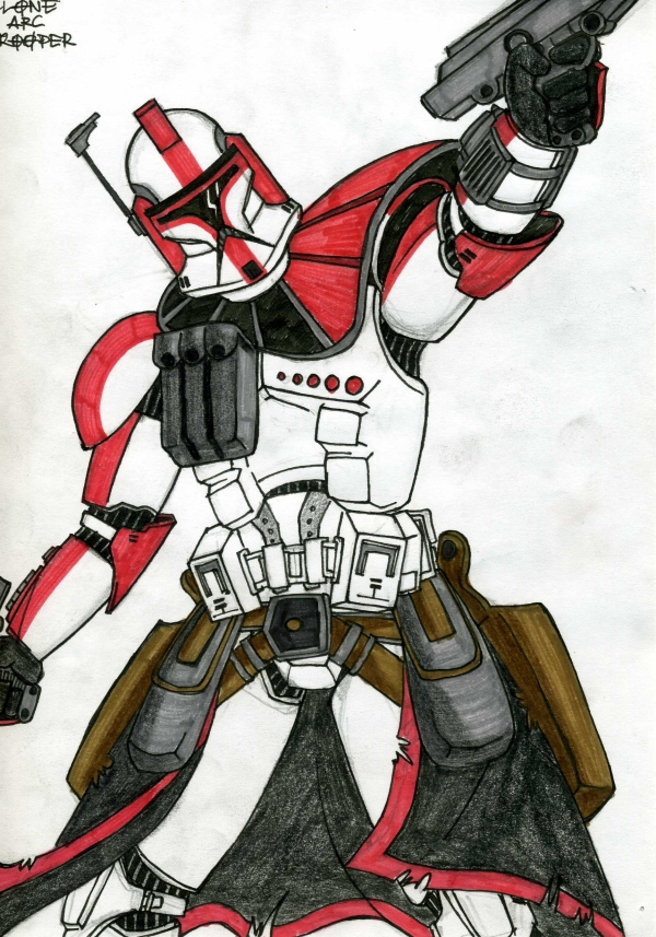 Clone Trooper Drawing at GetDrawings Free download