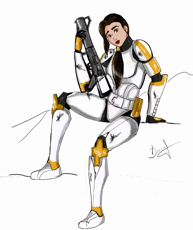 Clone Trooper Drawing at GetDrawings Free download