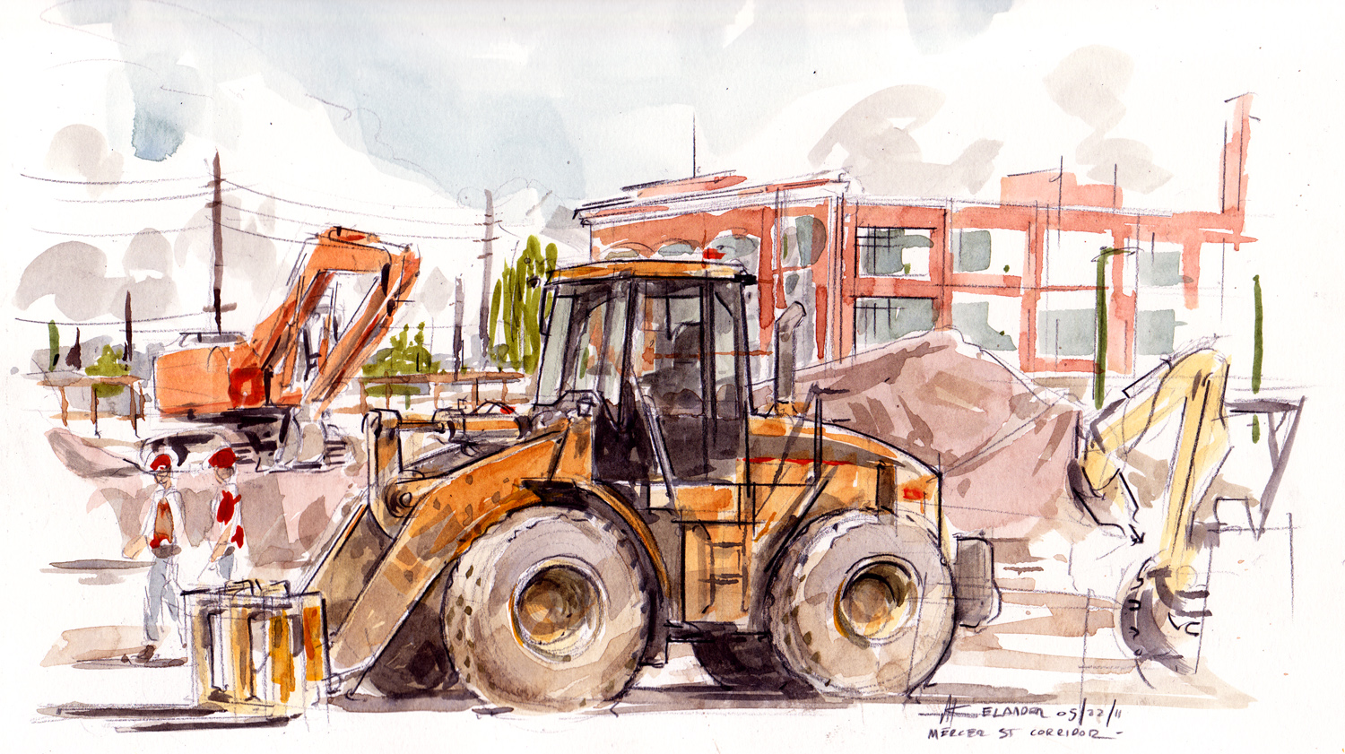 Construction Equipment Drawing at GetDrawings Free download