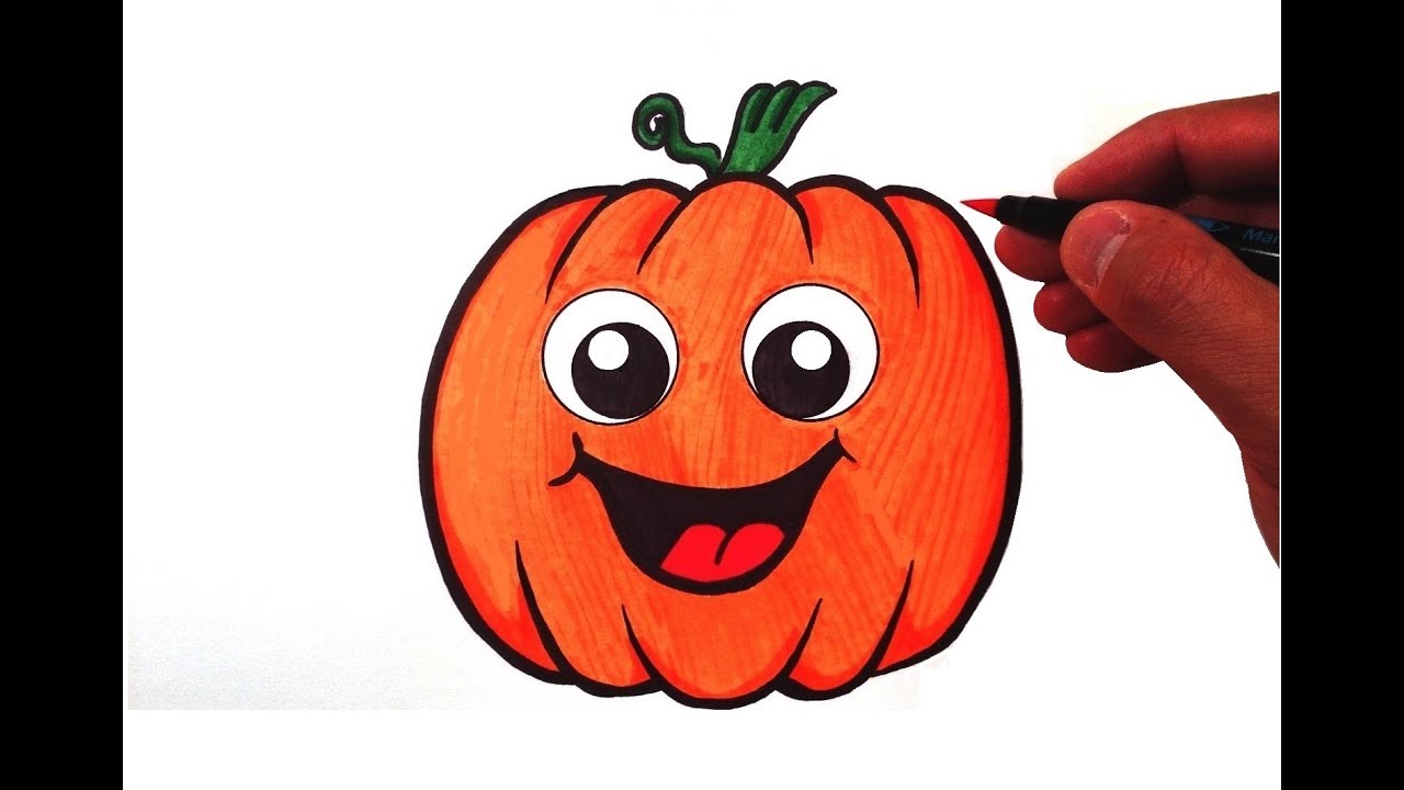 Cute Pumpkin Drawing at GetDrawings Free download