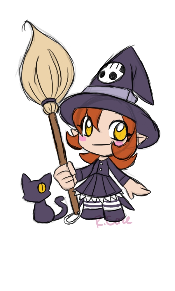 Cute Witch Drawing at GetDrawings Free download