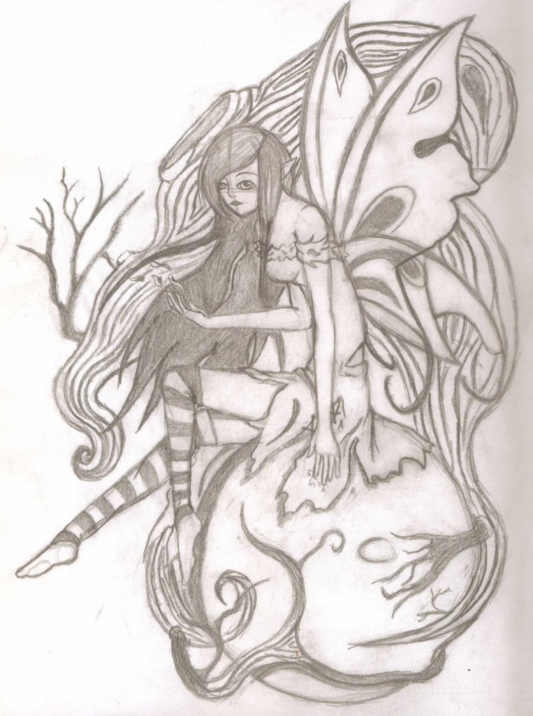 20+ Latest Beautiful Pencil Drawing Fairies The Teddy Theory