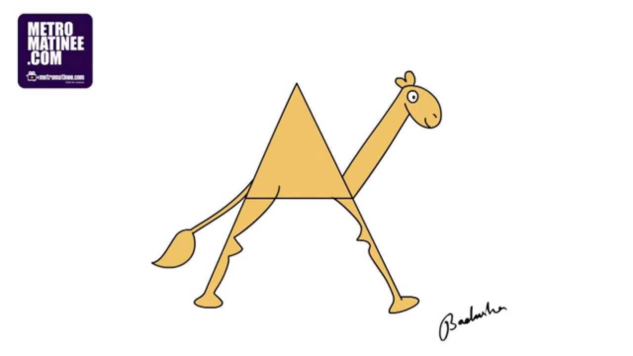 Simple Camel Cart Drawing / Free Printable Camel Coloring Pages For Kids