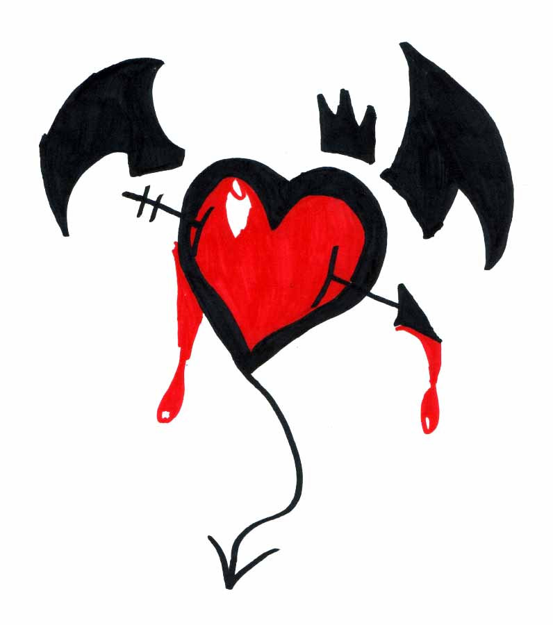 Emo Heart Drawing at GetDrawings Free download