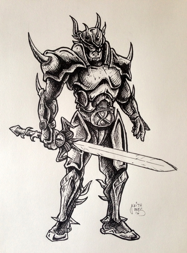 Fantasy Knight Drawing at GetDrawings Free download
