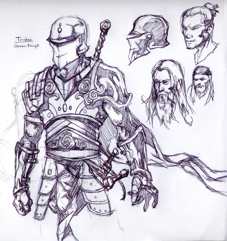 Fantasy Knight Drawing at GetDrawings Free download