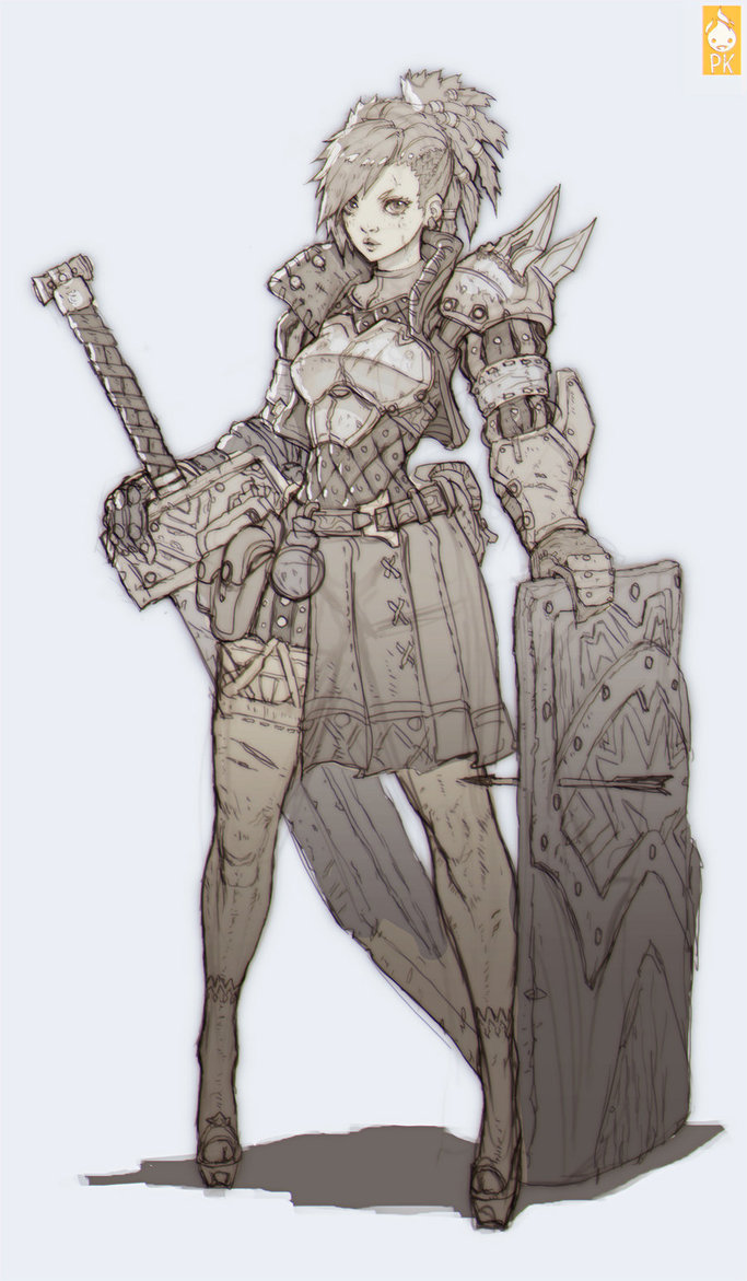 Fantasy Knight Drawing at GetDrawings Free download