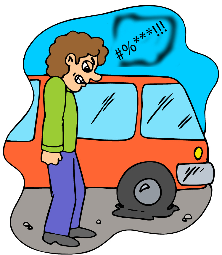 Flat Tire Drawing at GetDrawings Free download
