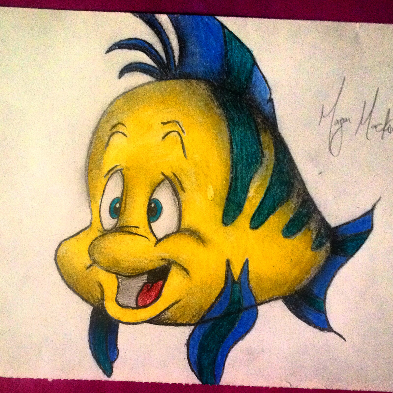 Flounder Drawing at GetDrawings Free download