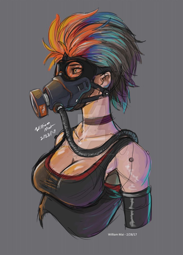 Gas Mask Drawing at GetDrawings Free download
