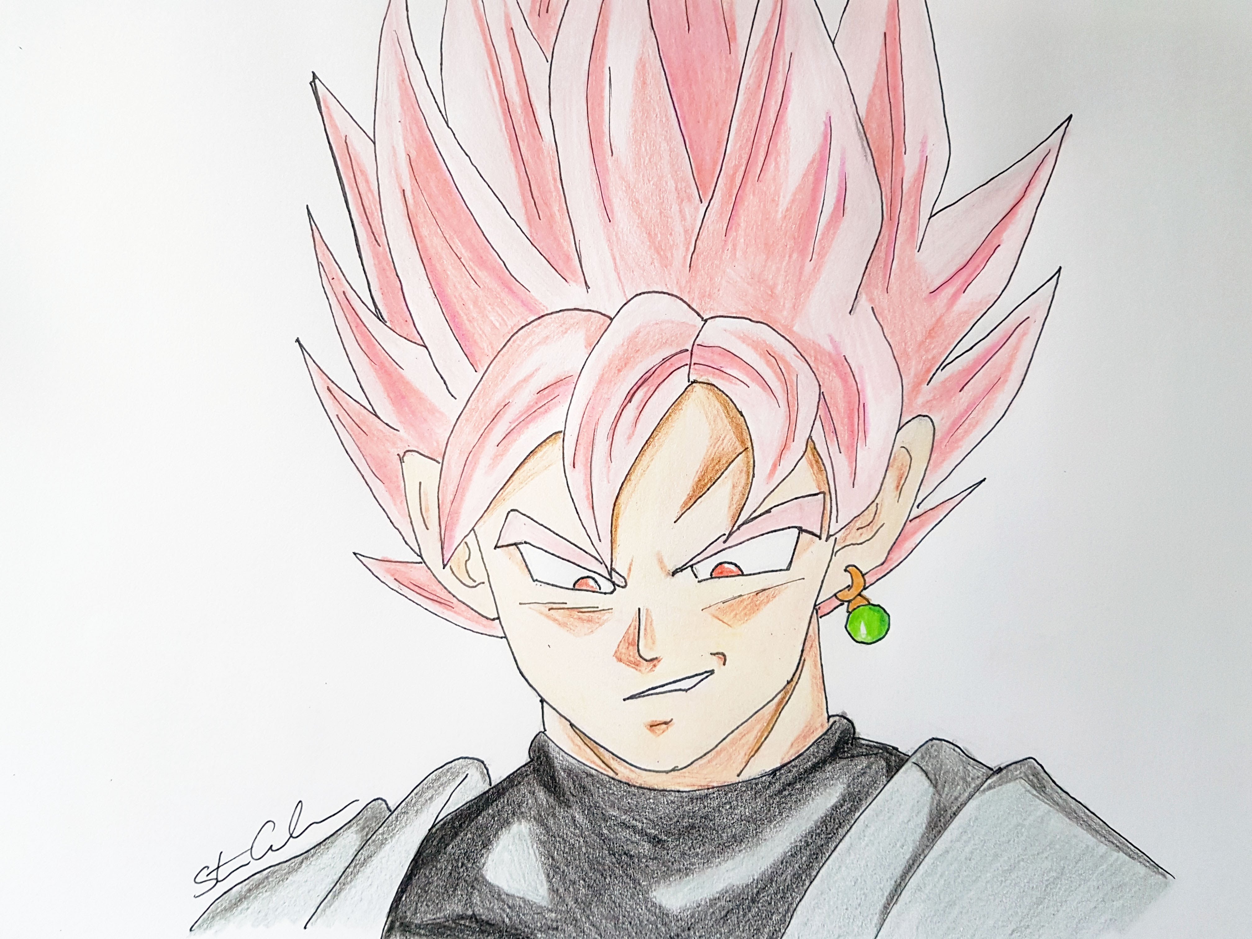 Goku Face Drawing at GetDrawings Free download