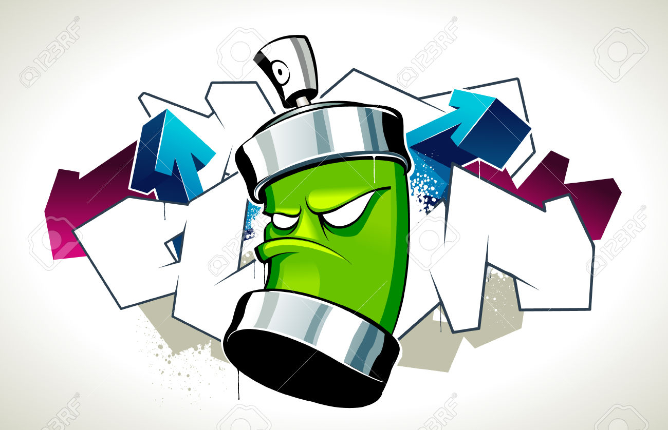 Graffiti Can Drawing at GetDrawings Free download