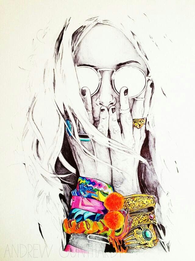 Hippie Drawing Ideas at GetDrawings Free download