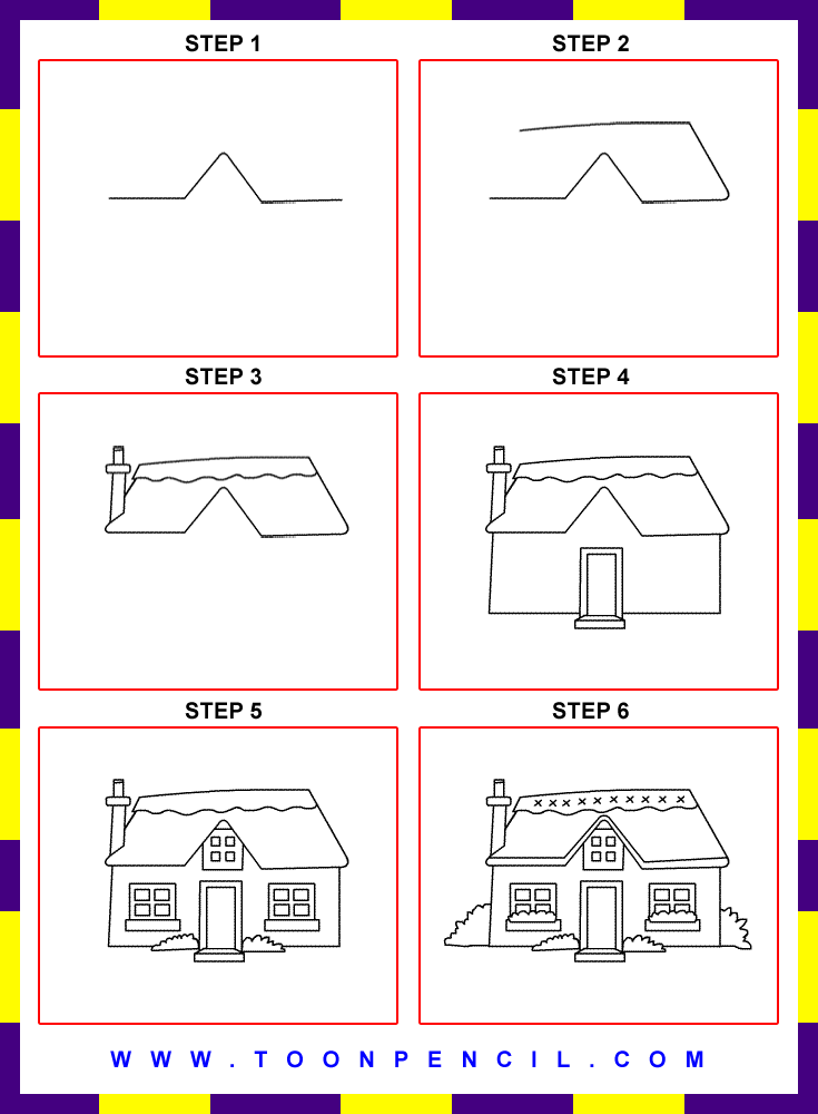 House Drawing Step By Step at GetDrawings Free download