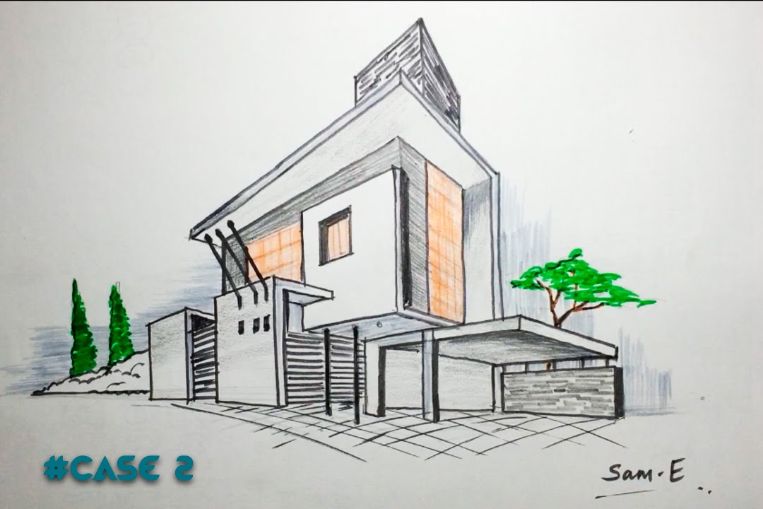 House Perspective Drawing at GetDrawings Free download