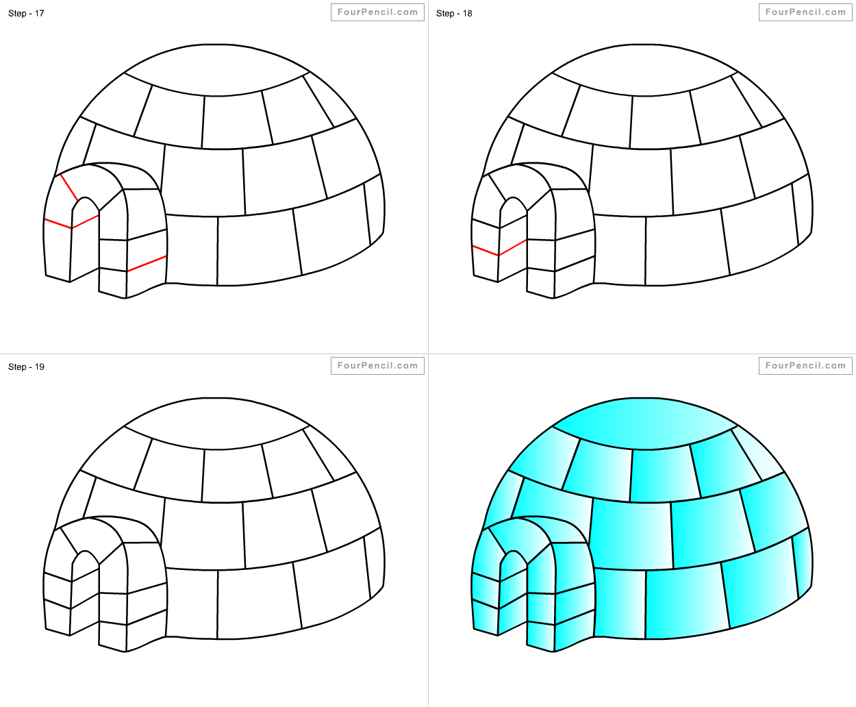 Igloo Drawing at GetDrawings Free download