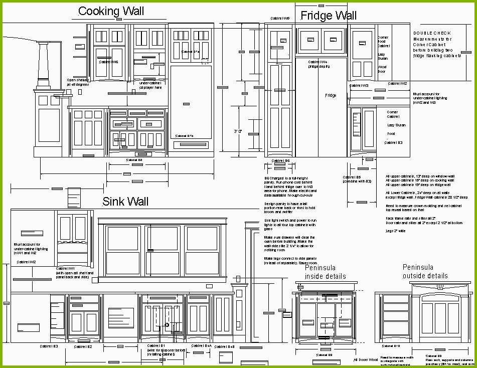 Kitchen Cabinet Construction Kitchen Cabinet Construction Drawings