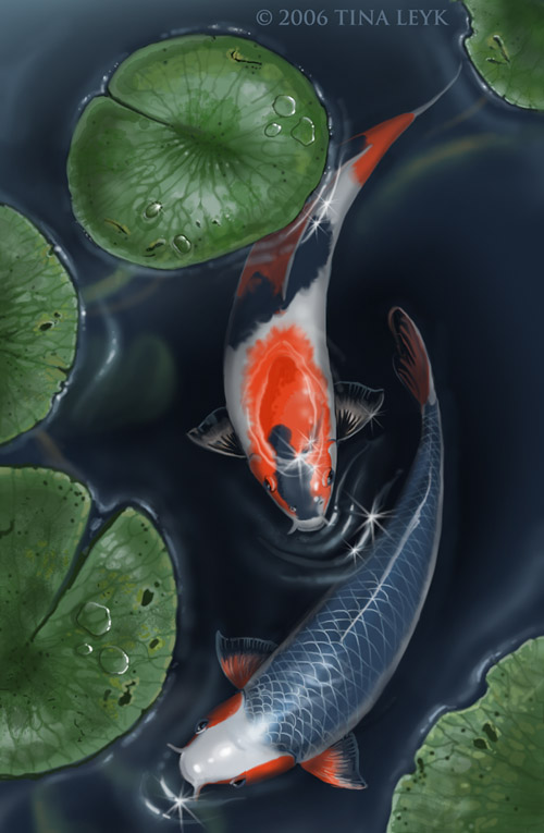 Koi Fish Pond Drawing at GetDrawings Free download