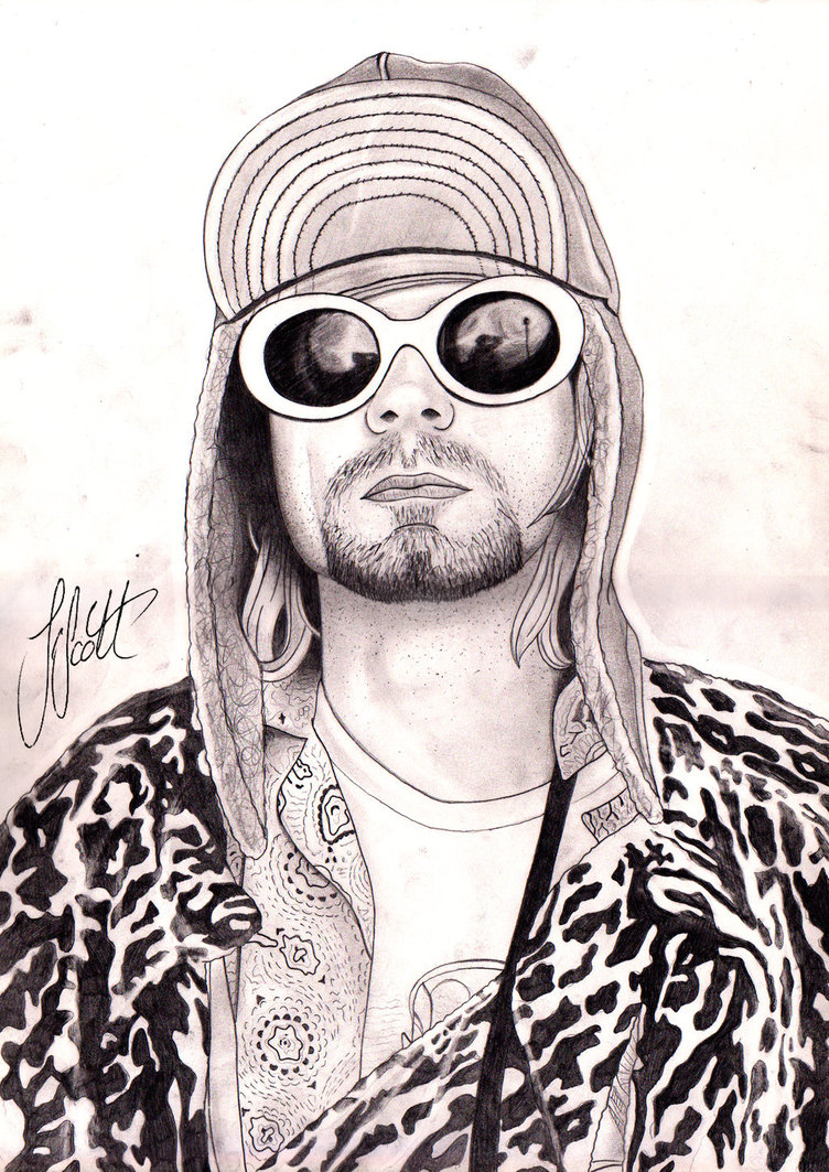Kurt Cobain Drawing at GetDrawings Free download