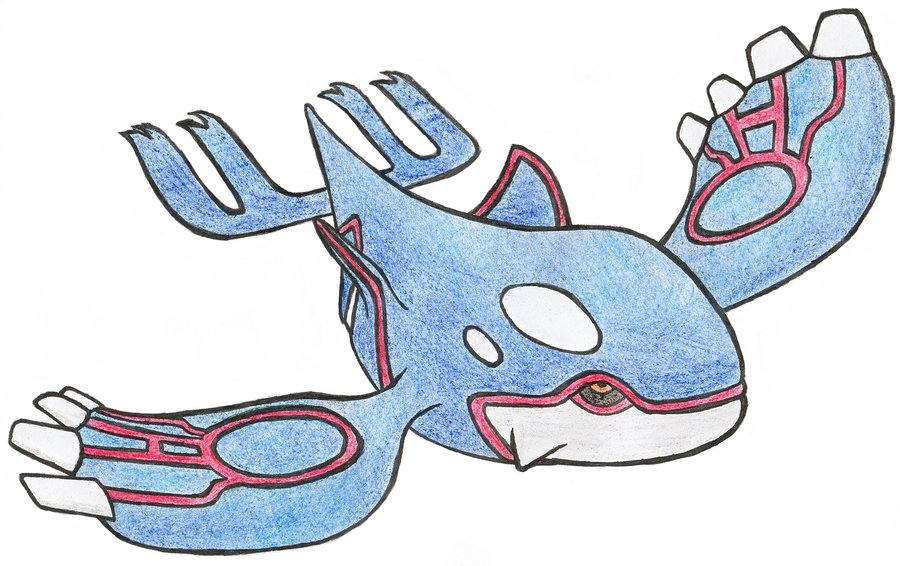 Kyogre Drawing at GetDrawings Free download