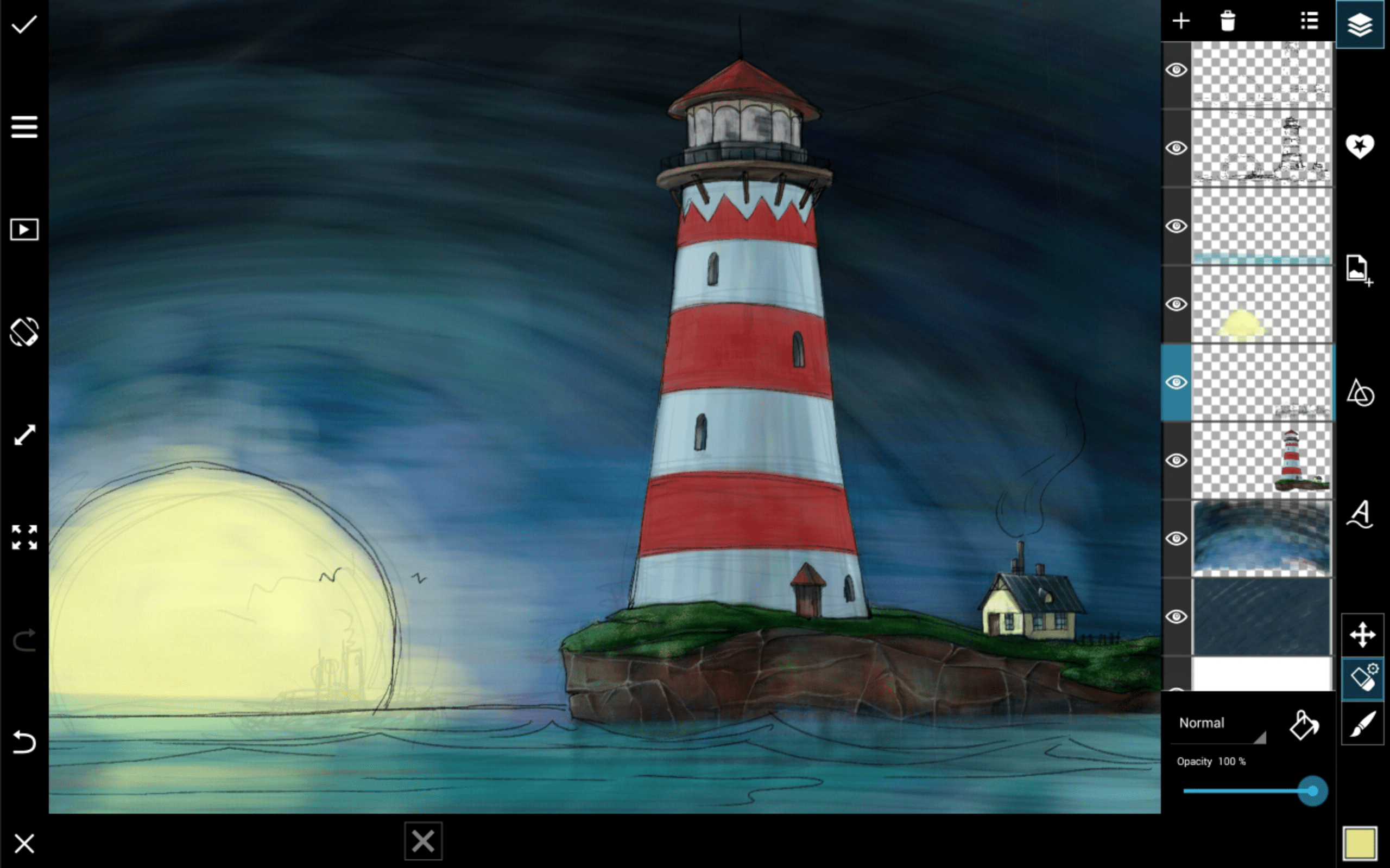 Lighthouse Drawing Easy at GetDrawings Free download