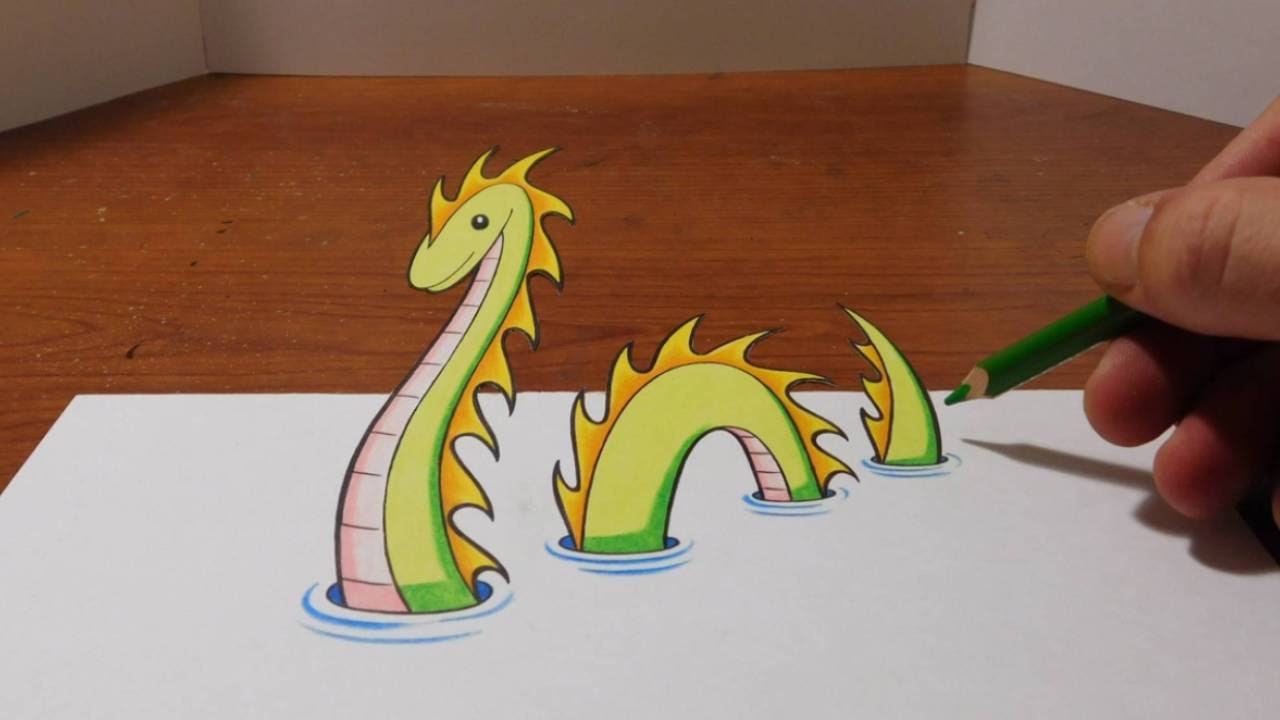 Loch Ness Monster Drawing at GetDrawings Free download