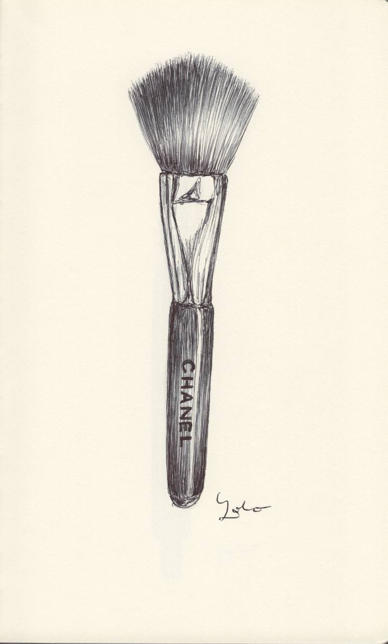 Makeup Brush Drawing at GetDrawings Free download