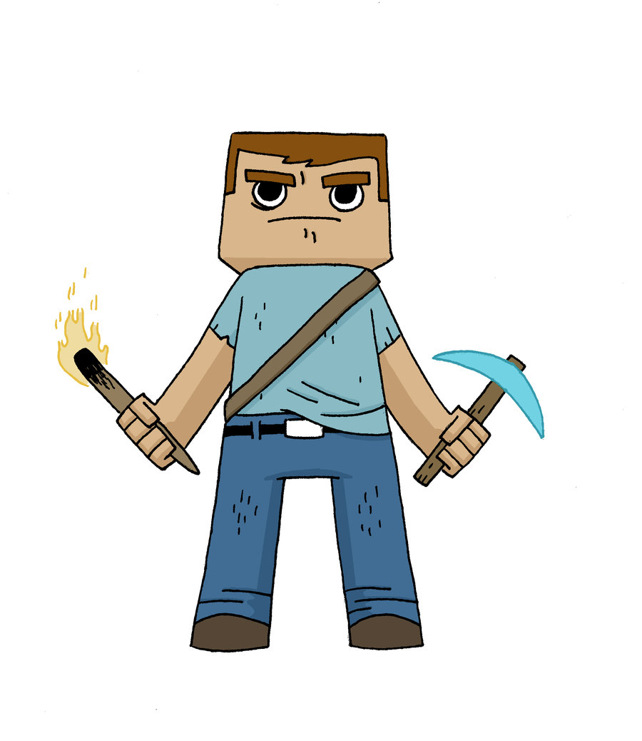 Minecraft Drawing Steve at GetDrawings Free download