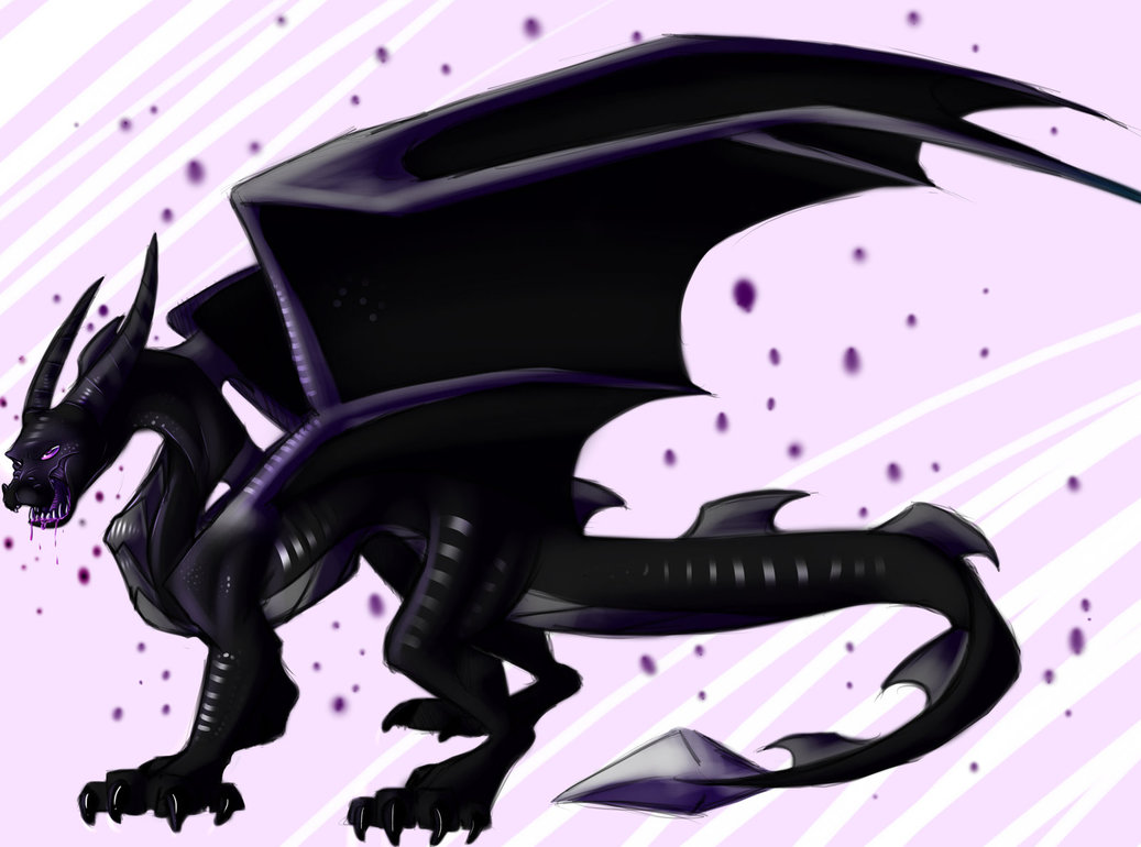Minecraft Ender Dragon Drawing at GetDrawings Free download
