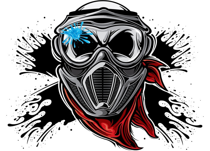 How To Draw A Paintball Mask at James Osborne blog