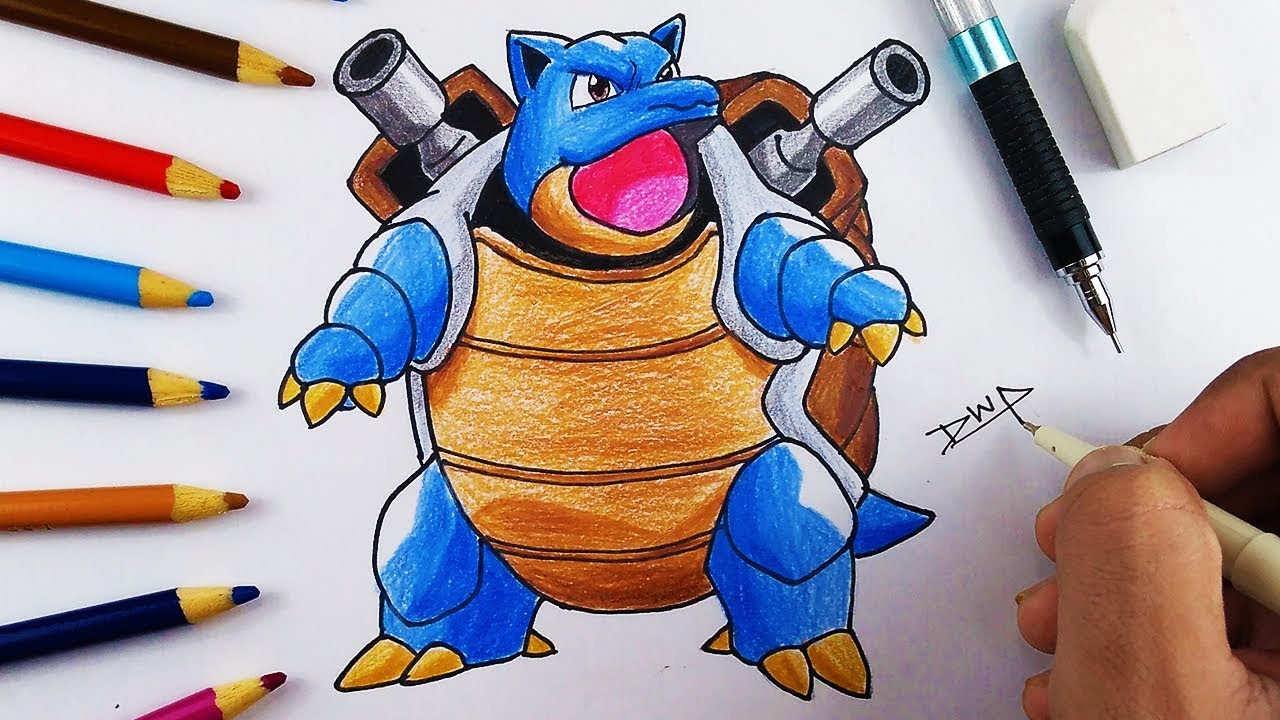 Pokemon Blastoise Drawing at GetDrawings Free download