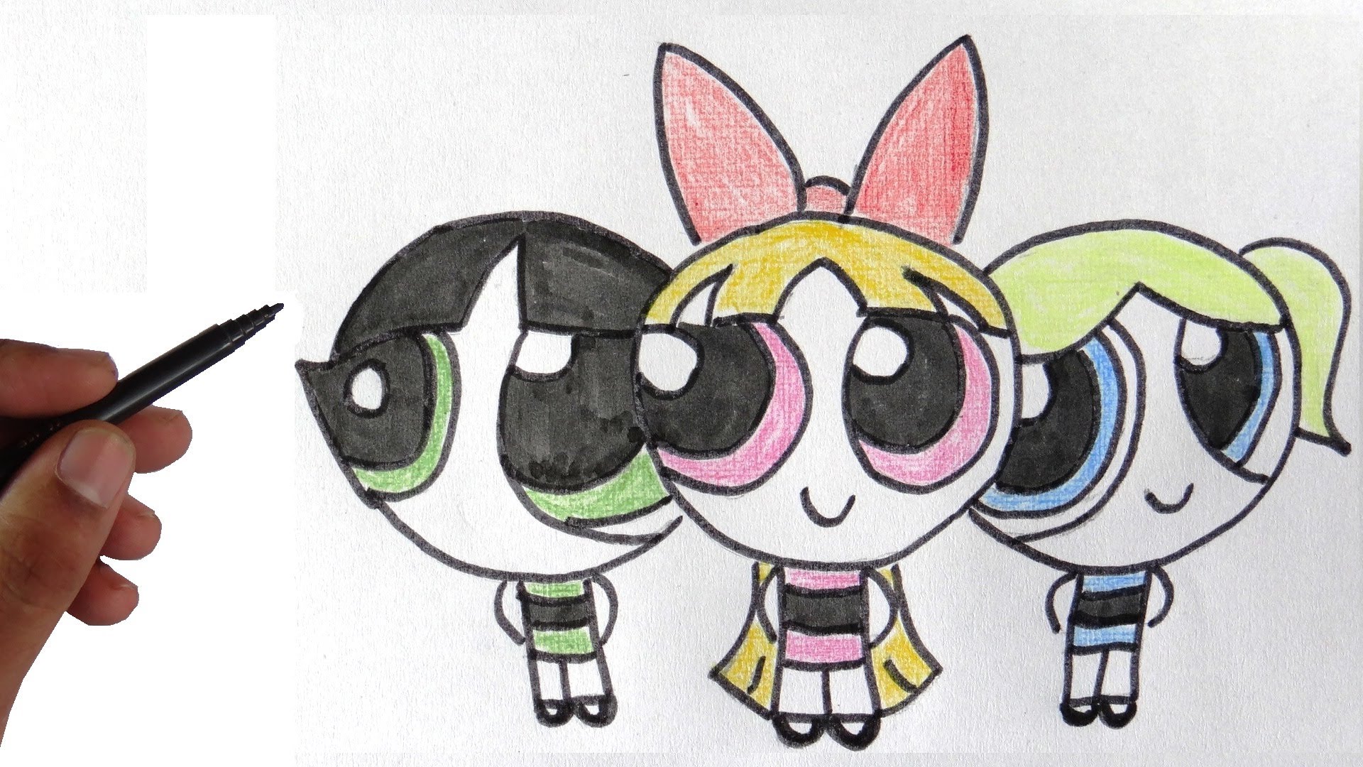 3 Ways to Draw the Powerpuff Girls wikiHow