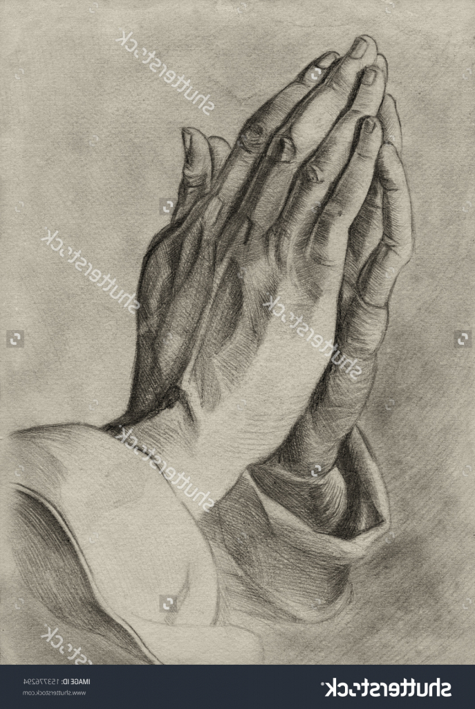 Pencil Drawing Praying Hands pencildrawing2019