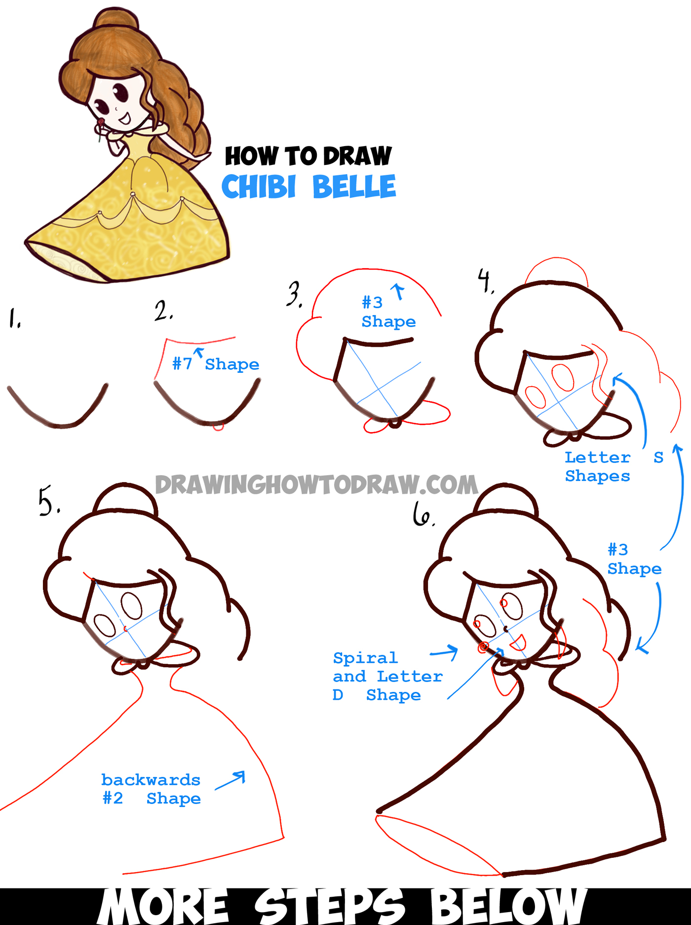 Princess Drawing Step By Step at GetDrawings Free download
