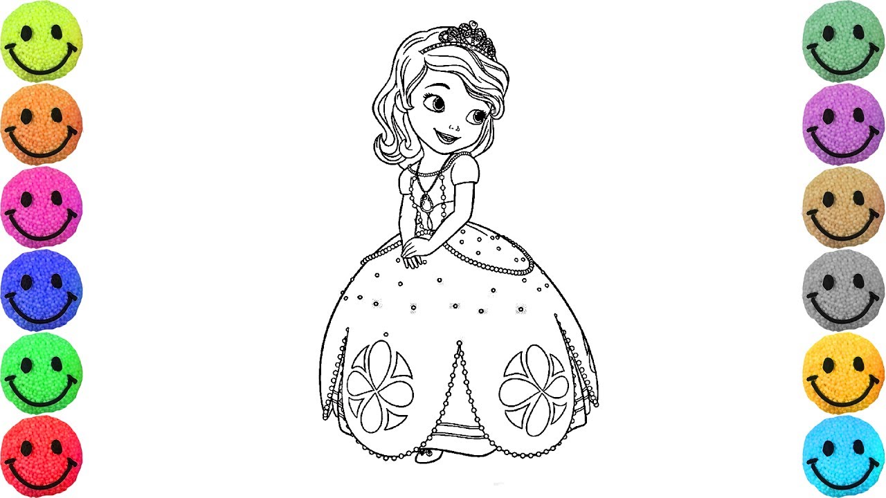 Sofia The First Drawing Easy Sofia Drawing Princess Coloring Pages