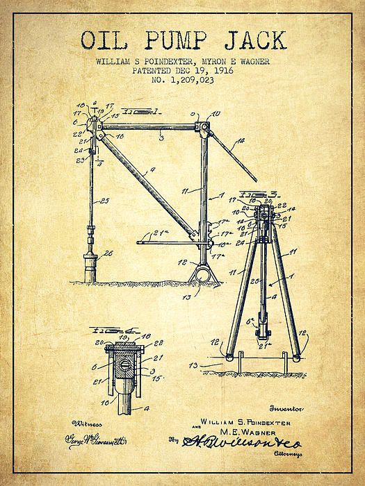 Pump Jack Drawing at GetDrawings Free download