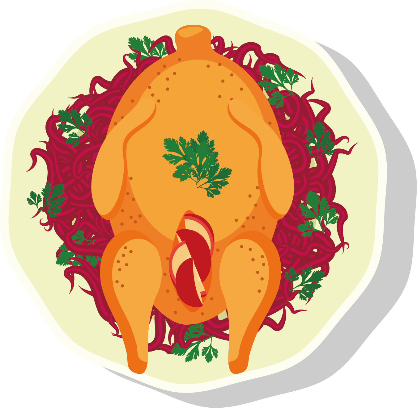 Roast Chicken Drawing at GetDrawings Free download