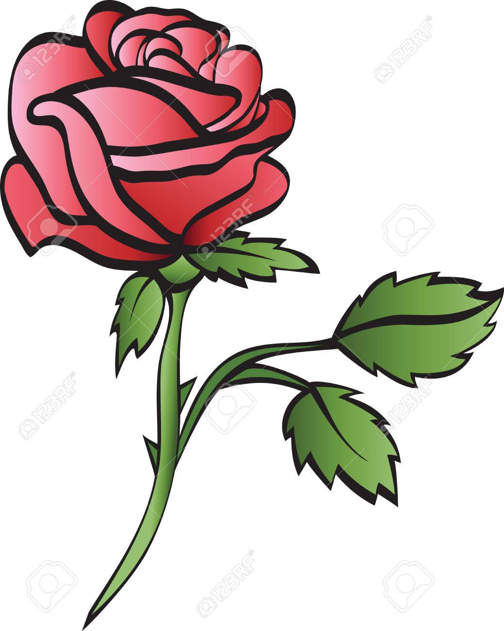 Rose With Thorns Drawing at GetDrawings Free download