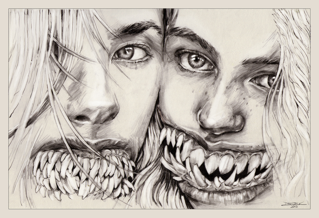 Scared Girl Drawing at GetDrawings Free download