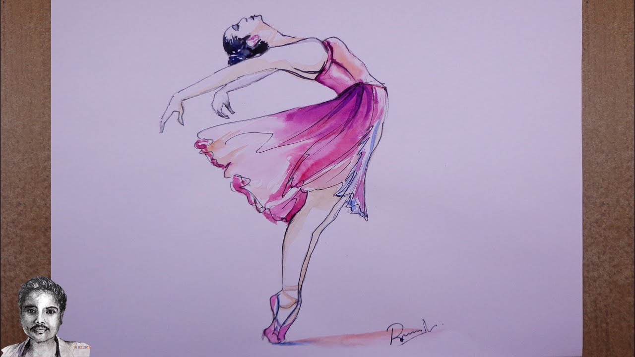 Simple Dancer Drawing at GetDrawings Free download