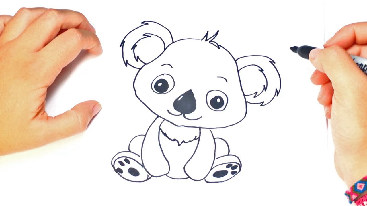 Simple Koala Drawing at GetDrawings Free download