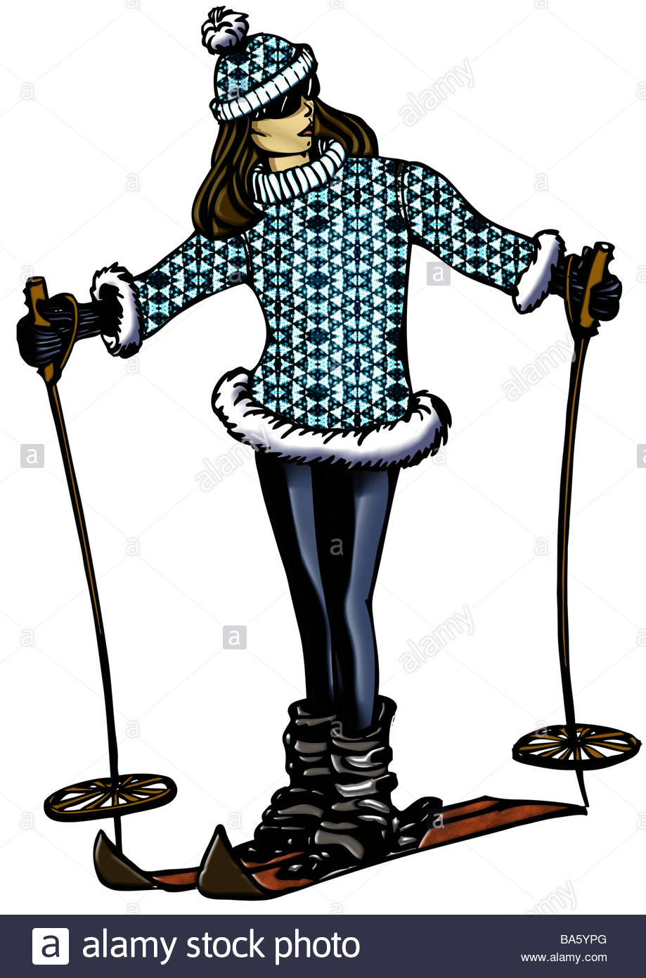 Ski Drawing at GetDrawings Free download