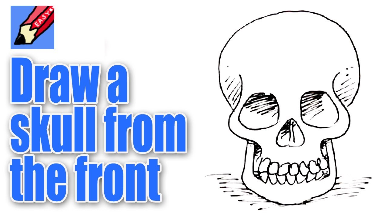 Skull Drawing Step By Step at GetDrawings Free download